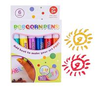 Générique Pen - Set of 6 Coloured Ink Bubble Pens, Fun Creative Tool for Drawing Decoration, Ideal for Scrapbooking and Artistic Projects | Drawing Pen, Activities