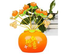 Générique Persimmon Ornament - Desktop Ornament | Festive Collectible Figurines | Creative Persimmon Shape Home Decor, Collectible Fruit Ornament, Adds A Touch of Nature to Your Home - Home Decor