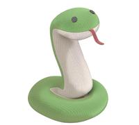 Générique Pet Cat Plush Snake Toy, Interactive Kitten Toy in Snake Shape, 1.97x14.57in Home Shelter Animal Figure to Reduce Boredom, Fun Play for Small and Medium Cats