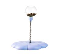 Générique Pet Slow Feeding Toy - Removable Kitten Toy | Cat Turntable to Detachable Runaway Ball with Spring Cane, NO Runaway Balls