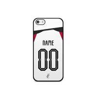 Générique Phone Case Compatible with Ipod 5 6 7 - Football Personalised Name Number Jersey Away Milan Team