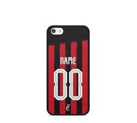 Générique Phone Case Compatible with Ipod 5 6 7 - Football Personalised Name Number Jersey Home Milan Team