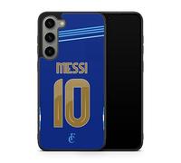 Générique Phone Case Compatible with Samsung Galaxy A26 - Football Personalised Name Number Jersey Away Messi Argentina Case Cover