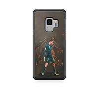 Générique Phone Case Compatible with Samsung Galaxy A8 2018 - Cristiano Ronaldo - Match Intensity - HD Sublimation - Silicone Black - Madness Phone Case