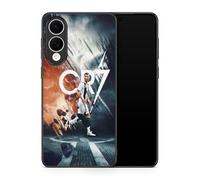 Générique Phone Case Compatible with Samsung S25 Edge Cristiano Ronaldo Legend Football Ronaldo Messi Neymar Mbappe Ref 615