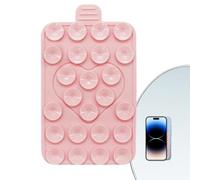 Générique Phone Suction Handle, Sticky Phone Handle, Double Sided Love Suction Cup Holder - Strong Suction Portable Case, Adhesive Case