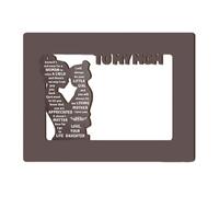 Générique Photo Frame | Rustic Decoration for Office - Mother's Day | Memorial Frame for Mourning, for Mum Dad, Living Room, Living Room, Office, Bedroom, Kitchen, Everyday