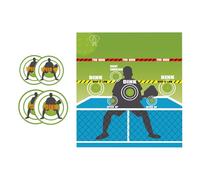 Générique Pickle Training Rebounder, Ball Control Practice Board, Accuracy Solo Aid, Durable Lightweight Tool, 1 Piece Portable Gear, for Game and Skill Improvement