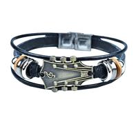 Générique Pink Stainless Steel Width Rings with Stainless Steel Clasp, Rock Jewellery for Music Lovers, Accessory for Men and Women Bracelet Bracelet Bracelet Rings, one size, Zinc alloy, No Gemstone