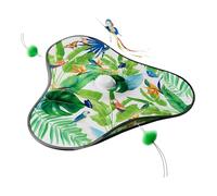 Générique Play Mat for Cats | 2 in 1 Rechargeable Automatic Rolling Accessory, Mobile Cat Toy - for Home Travel Training Simulation Hunting Exercise