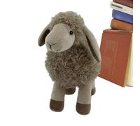 Générique Plüsch Sammelpuppe - Schafmotiv Kuscheltier, Weiches Plüschtier | Niedliche Plüschfigur Tragbarer Kuschelbegleiter Liebevolles Design Kinder Mädchen Geburtstagsgeschenk Weihnachtsg