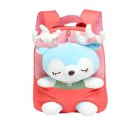 Générique Plush Animal Backpack - Reindeer E Plush Removable Small School