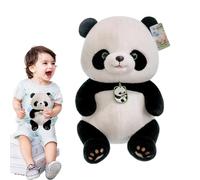 Générique Plush Animal, Cute Panda Plush Animal | Lovely Soft Panda Toy Pillow - Adorable Delicate Animal Pillow of the Touch Statue for Decor