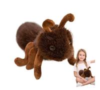 Générique Plush Animals, Plush Animals, Decorative Pillow Hippo Ant Soft Throw - Cute Power Animal Plush Toy for Girlfriend Mom Birthdays