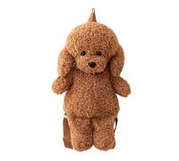 Générique Plush Backpack - Soft Plush Animal Shoulder Bag - Cute Dog Shaped Backpack for Girls School Women Holiday Outdoor, brown, Se référer au descriptif, Refer to description