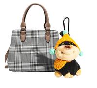 Générique Plush Bag Charm, Cute Dog Bee Pendant for Bag - Trendy Soft Keyring for Teens and Adults Decoration Birthday Gift, Se référer au descriptif, refer to the description, Refer to the