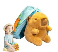 Générique Plush - Capybara Plush Toy, Transform The More Egg Shape | Creative Design Exhibition Decoration At Home, Sleeping Companion For You, ADU
