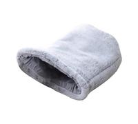 Générique Plush Cat Bed Bag, Semi-Enclosed Sleeping Sack, Warming Pad for Small & Medium Cats, Cozy Pet Bed for Autumn Days, (45 x 40 x 5.5 cm), Ideal for Study Room & Dining