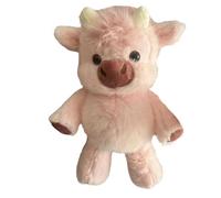 Générique Plush Cow - Adorable R Figure, Soft, Cute Comfort Companion Decorative Display Item | Comfortable Gift Solution For, Playroom Use