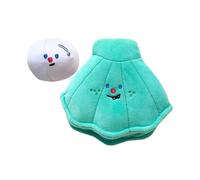 Générique Plush Dog Toy - Pearl Shaped Shell Puppy Plush | Interactive Pet Training Soft for Yard, Garden, Patio, Lawn, Sound