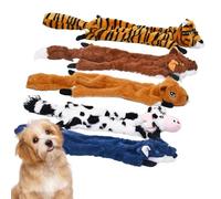 Générique Plush Dog Toys | 5 Pieces Dog Chew Toy Animal Plush Toy | Plush for Puppy Teething Adult Aggressive Chew Training Reward Breed Small