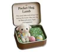 Générique Plush Easter - Cute Pocket in a Box, Encouragement Toy with Card - For Affirmation Between Friends Easter Basket Filling and Party