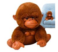 Générique Plush - Gibbon Plush Toy Monkey Dol L Realistic Chimp Soft Plush Pillow | Creative Hug Toy for Bedroom Living Room for and Decoration