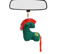 Générique Plush Horse - Cute Soft New Year Mascot 2026 | Plush Horse Keychain Chinese New Year - For Parties Shop Restaurant Table Bedroom Sofa Car Bag Friends Family