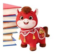 Générique Plush Horse Toy Soft Toy | 20 cm Adorable Chinese Design Toy - Soft Plush Animals for Adults, Boys, Girls, Birthday Party Favourites and Birthday Parties