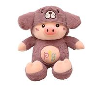 Générique Plush Pig Plush, Pig Plush Animal Plush | Comfortable Animal Plush, Soft Cuddly Pillow, Cute and Fun Pig Plush Toys for and Adults