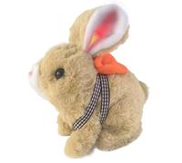 Générique Plush Rabbit, Cute Realistic Pet Walking and Abiding Animal, Electric Robot Walking Toys | For The Whole Family Birthday Game Indoor Outdoor Companion