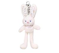 Générique Plush Rabbit | Soft Plush Stuffed Rabbit Keyring - for Backpacks, Bags, Bags, Valentines, Birthday, Party, Travel, Meeting, School Decoration