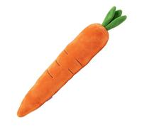 Générique Plush Toy for Small Dogs, Carrot-Shaped Chew Game - Squeaky Puppy Toy - for Training Fetching Tug of Rope Home Boarding Crate