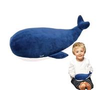 Générique Plush Whale Toy - Stretchy Cotton, Soft Filling, Size R and B, Comfortable, , Decorative | Pillow and Collection, Toy for Friends, Bedroom, Office, Gift
