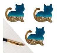 Générique Pocket Animal Resin Cuddle | Inspirational Greeting Card | Positive Marine Elements 3 Pieces for and Adults Home Travel Study Organization Space Reinforcements Daily Positivity