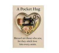 Générique Pocket Card - Symbolic Gift for Emotional Relationships, Heart in 3D for Messages, Teens, Family, Boys, Girls, Students, Adults, Friends, Birthday, Christmas
