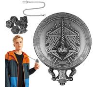 Générique Pocket Watch Dice Set - Retro Mini Metal Dice in Watch Case | Dice Toy for RPG, and Board Games | Compact, Durable and Unique Gift for Gamers & Glue