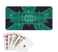 Générique Poker Table Cover, Poker Tablecloth, Large Table Trays 120 x 60 cm | Card Covers, Mat for Parties, Fundraisers