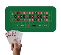 Générique Poker Tablecloth, Tablecloth | Holdem Poker Mat 120 x 60 cm, Non-Slip Mat, Table Mat for Party, Theme Party, Evening