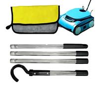 Générique Pool Robot Hook, Adjustable Removal Tool, 59.06 in Underwater Cleaner Accessory, Authentic Telescopic Grip, Attachment Head for Swimming, Fountain, Raft, Cleaning