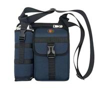 Générique Porta Botellas Agua | Adjustable Con Correa | Hombro Con Soporte Botella Agua, Pouch Portátil Para Senderismo, Escuela, Viaje, Camping, dark blue medium, Se référer au descriptif