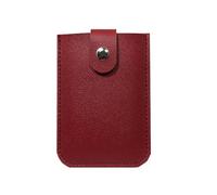 Générique Portable Credit Card Holder - Slim Portable 6 Slots Credit Card Holder with Press Stud Button Slim Holder for Member ID Wallet, Red, Se référer au descriptif, Refer to description
