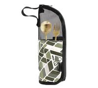 Générique Portable Cutlery Storage, Travel Utensil Bag, Flatware Case Organizer, Zipper Flatware Holder, Chopstick Storage Pouch, Utensil Carrying Case, Compact Storage Case, Reusable Utensil Holder,