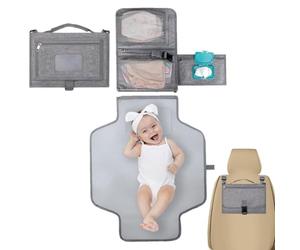 Générique Portable diaper pad for nappy wrap, portable diaper wrap pad | Waterproof, compact, gives you comfort | Travel diaper changing mat for foldable with a