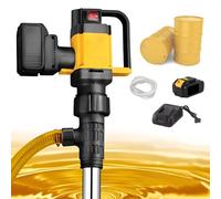 Générique Portable Electric Fuel Pump, Adjustable Flow and Lift, Battery Liquid Transfer Pump for Diesel/Kerosene