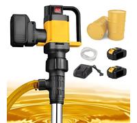 Générique Portable Electric Fuel Pump, Adjustable Flow and Lift, Battery Liquid Transfer Pump for Diesel/Kerosene
