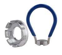 Générique Portable Ergonomic Non-Slip Steel Bicycle Spoke Wrench | Bicycle Wheel Spoke Wrench Tool For Workshop Trail Running Outdoor Street Park