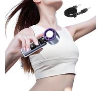 Générique Portable Fan - Foldable Pocket Blower | Cold Compress Ventilation Long Battery Life Picnic Outdoor Sport