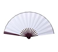 Générique Portable Folding Fans, 8/10 Inch Oriental Style Portable Fan - Virgin Silk Fabric Handheld Fan for Writing and Painting, Chinese Style