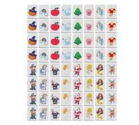 Générique Portable Mahjong Set - Travel Tile Blocks for Activity and Activity Complete Set for Adults Home Party Entertainment | Boys Girls Picnic A